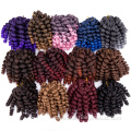 Jamaican Bounce Crochet Hair Wand Curl Cabelo sintético